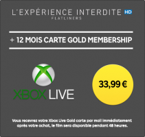 Abonnement Xbox Live de 12 Mois + Location du Film l'Expérience Interdite - Flatliners (HD - 48h)