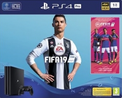 Console PS4 Pro - 1To + FIFA 19 + 30€ Offerts