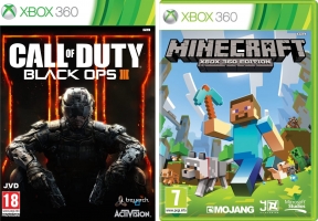 Call of Duty : Black Ops 3 ou Minecraft Xbox 360 Edition