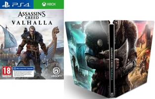 Assassin's Creed Valhalla (Mise à Niveau PS5 / Xbox Series X Gratuite) + Steelbook + 10€ Offerts