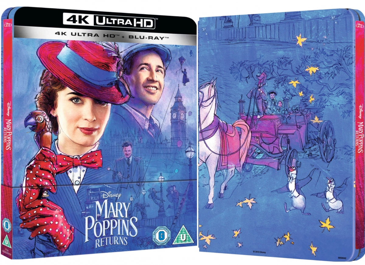 Le Retour De Mary Poppins 4K Ultra HD Blu Ray 2D Steelbook