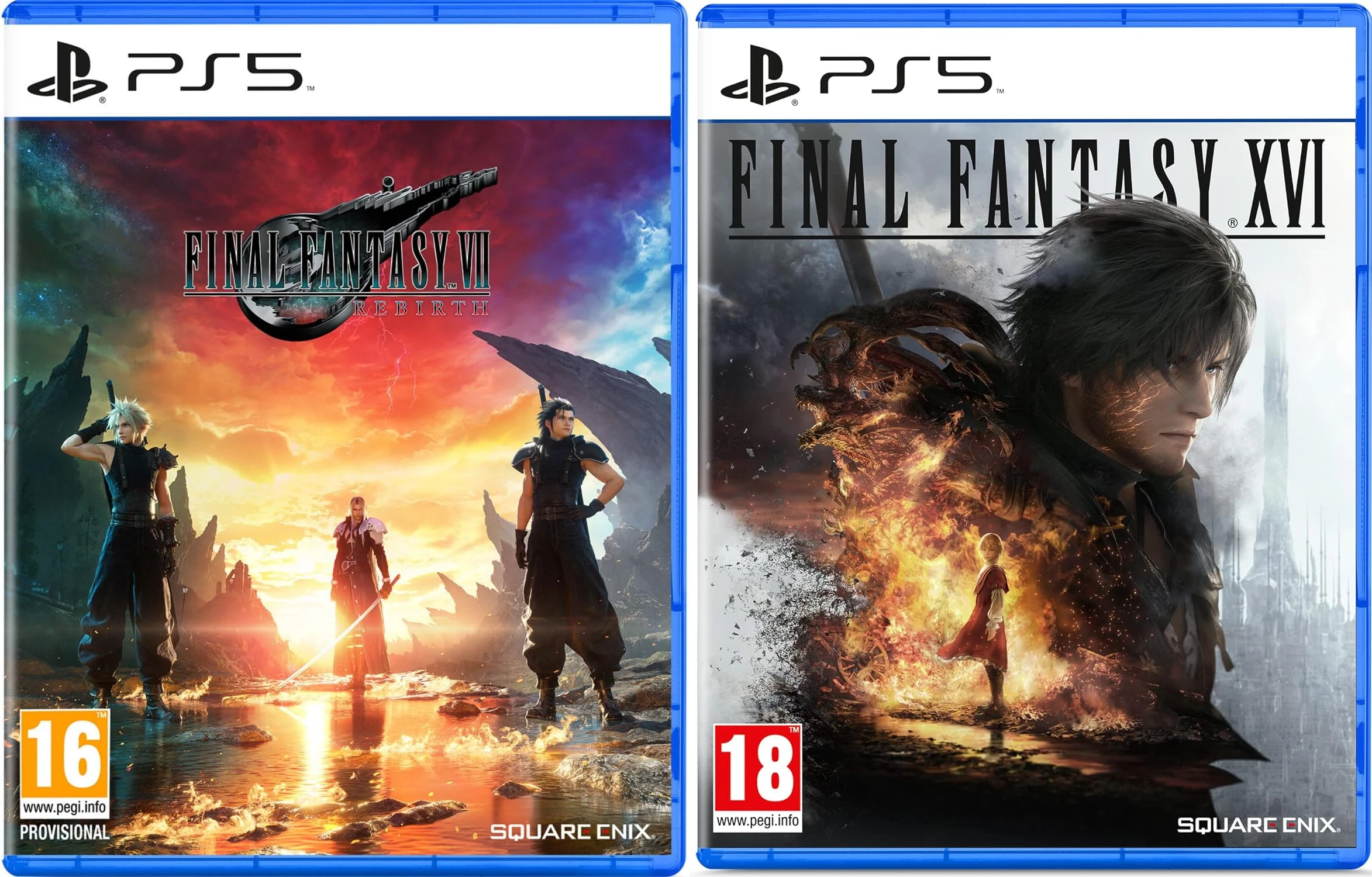 Final Fantasy VII : Rebirth + Final Fantasy XVI + 10€ Offerts